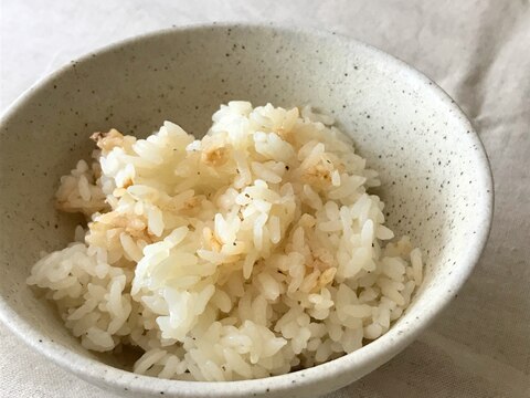 鶏大根の煮汁リメイク＊炊き込みご飯